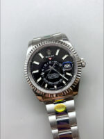 Rolex Sky-Dweller REF #m336934 Black Dial Watch in 904L Steel Case – Super Clone Watch - Image 3