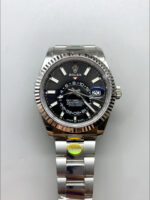 Rolex Sky-Dweller REF #m336934 Black Dial Watch in 904L Steel Case – Super Clone Watch - Image 2