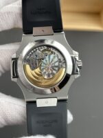 Patek Philippe Nautilus 5726A 1:1 Mirror Swiss Watch Blue Dial Rubber Strap - Image 5