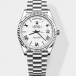 Rolex Day Date Super Clone White Dial 40MM 147 Grams Swiss Replica watch