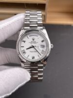 Rolex Day Date Super Clone White Dial 40MM 147 Grams Swiss Replica watch - Image 2