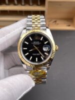 Rolex Datejust M126333 41MM ETA3235 72 Hours Power Black Dial Oyster 1:1 Mirror Replica Yellow Gold 904L Steel - Image 2