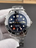 Omega Seamaster James Bond Black Swiss 904L Steel 1:1 Mirror Replica Watch - Image 3