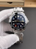 Omega Seamaster James Bond Black Swiss 904L Steel 1:1 Mirror Replica Watch - Image 2
