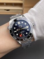 Omega Seamaster James Bond Black Swiss 904L Steel 1:1 Mirror Replica Watch - Image 10