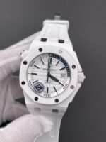 Audemars Piguet Royal Oak Offshore Ceramic Super Clone Watch White Dial Cal.3102 Movement - Image 3