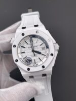 Audemars Piguet Royal Oak Offshore Ceramic Super Clone Watch White Dial Cal.3102 Movement - Image 4
