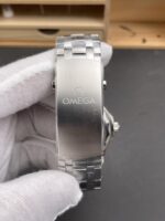 Omega Seamaster 300M Co-Axial Master Chronometer Blue Dial Titanium Bezel – 1:1 Mirror Replica - Image 9