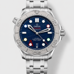 Omega Seamaster 300M Co-Axial Master Chronometer Blue Dial Titanium Bezel – 1:1 Mirror Replica