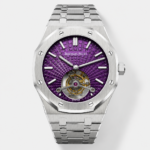 Audemars Piguet Super Clone Royal Oak Flying Tourbillon 41mm Purple Dial Watch