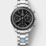 Omega Speedmaster Racing 904L Steel Chronograph 1:1 Mirror Replica in Black Dial