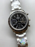 Omega Speedmaster Racing 904L Steel Chronograph 1:1 Mirror Replica in Black Dial - Image 4