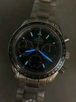 Omega Speedmaster Racing 904L Steel Chronograph 1:1 Mirror Replica in Black Dial - Image 11
