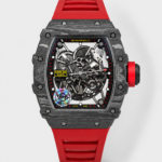 Richard Mille RM35-02 Rafael Nadal Carbon Fiber Casing with Genuine Tourbillon Super Clone Watch