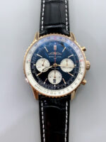Breitling Navitimer B01 Chronograph 43 (Black Dial) — 18K Rose Gold Case, Top-Tier Swiss 1:1 Replica - Image 2
