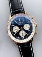 Breitling Navitimer B01 Chronograph 43 (Black Dial) — 18K Rose Gold Case, Top-Tier Swiss 1:1 Replica - Image 3