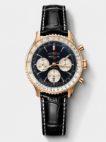 Breitling Navitimer B01 Chronograph 43 (Black Dial) — 18K Rose Gold Case, Top-Tier Swiss 1:1 Replica