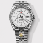 Rolex Sky-Dweller REF# M326934 White Dial Watch in 904L Steel Case 1:1 Mirror Replica