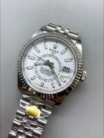 Rolex Sky-Dweller REF# M326934 White Dial Watch in 904L Steel Case 1:1 Mirror Replica - Image 4