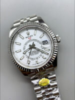 Rolex Sky-Dweller REF# M326934 White Dial Watch in 904L Steel Case 1:1 Mirror Replica - Image 3