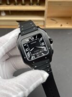 Santos De Cartier DLC Coated Casing 1:1 Mirror Swiss Replica Watch 40MM - Image 4