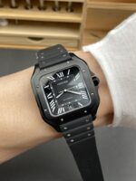 Santos De Cartier DLC Coated Casing 1:1 Mirror Swiss Replica Watch 40MM - Image 10