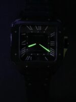Santos De Cartier DLC Coated Casing 1:1 Mirror Swiss Replica Watch 40MM - Image 9