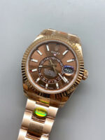 Rolex Sky-Dweller REF# 336235 Brown Dial Watch in Rose Gold 904L Steel Case 1:1 Mirror Replica - Image 3