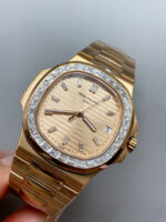 Patek Philippe Nautilus 5723 Rose Gold Dial Super Clone Watch - Image 6