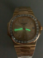 Patek Philippe Nautilus 5723 Rose Gold Dial Super Clone Watch - Image 13