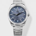 VS Factory Omega Men’s Seamaster Top-Tier Replica Watch – Blue Dial, Steel Bracelet (Ref. 220.10.41.21.10.001)