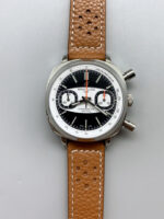 Breitling Top Time Super Clone Chronograph Brown Leather Strap Watch - Image 2