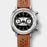 Breitling Top Time Super Clone Chronograph Brown Leather Strap Watch
