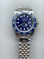 Rolex GMT Masters II Super Clone 126716 “Blaken” 904L Steel Blue Dial Watch - Image 2