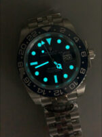 Rolex GMT Masters II Super Clone 126716 “Blaken” 904L Steel Blue Dial Watch - Image 11