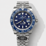 Rolex GMT Masters II Super Clone 126716 “Blaken” 904L Steel Blue Dial Watch