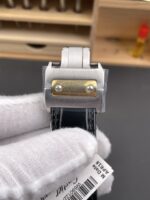 Cartier Santos 100 1:1 Mirror Replica Steel Diamonds Watch Mens Size 42MM - Image 9