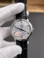 Omega De Ville Co-Axial Chronometer 36.8MM Swiss Replica Watch in  Grey Dial - Image 4