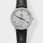Omega De Ville Co-Axial Chronometer 36.8MM Swiss Replica Watch in  Grey Dial