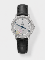 Omega De Ville Co-Axial Chronometer 36.8MM Swiss Replica Watch in  Grey Dial