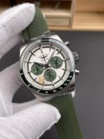 Longines Conquest Chronograph White Dial Automatic Watch in Steel Casing - Image 3