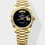 Rolex Day Date Presidential 18K Yellow Gold Watch 36MM – Black Dial 1:1 Mirror Quality
