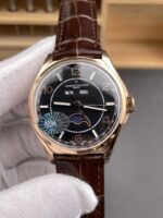 Vacheron Constantin Fiftysix Edition Rose Gold Watch 904L Steel 1:1 Mriror Replica Black Dial - Image 3
