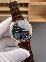 Vacheron Constantin Fiftysix Edition Rose Gold Watch 904L Steel 1:1 Mriror Replica Black Dial - Image 4