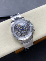 Rolex Daytona Super Clone “Artisans De Genève – Glacier” Edition Stainless Steel Watch - Image 10